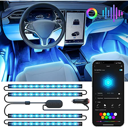 What is the best size of a led light strip for a car interior?