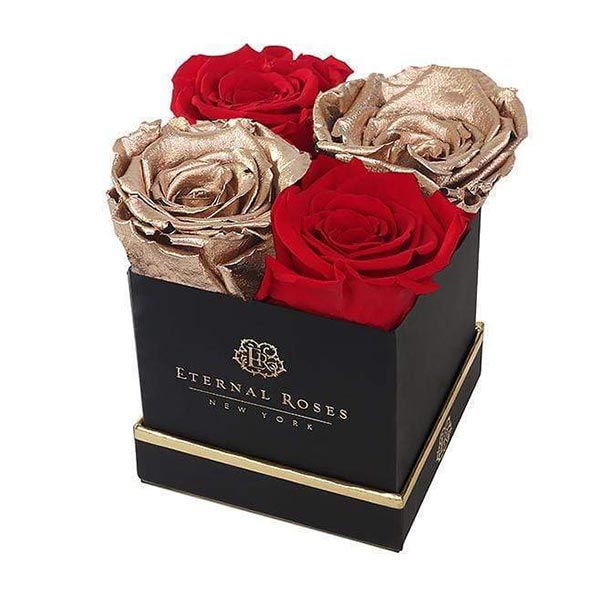 An eternity rose is perfect for decorating environments at weddings