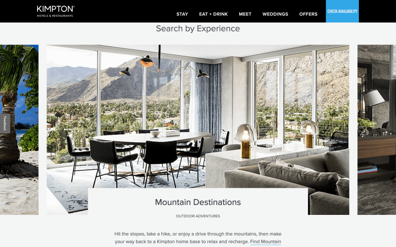 Glorified Beauty that demands: hotel website design