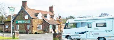 See benefits everywhere when locating a great pub stopover for motorhome.